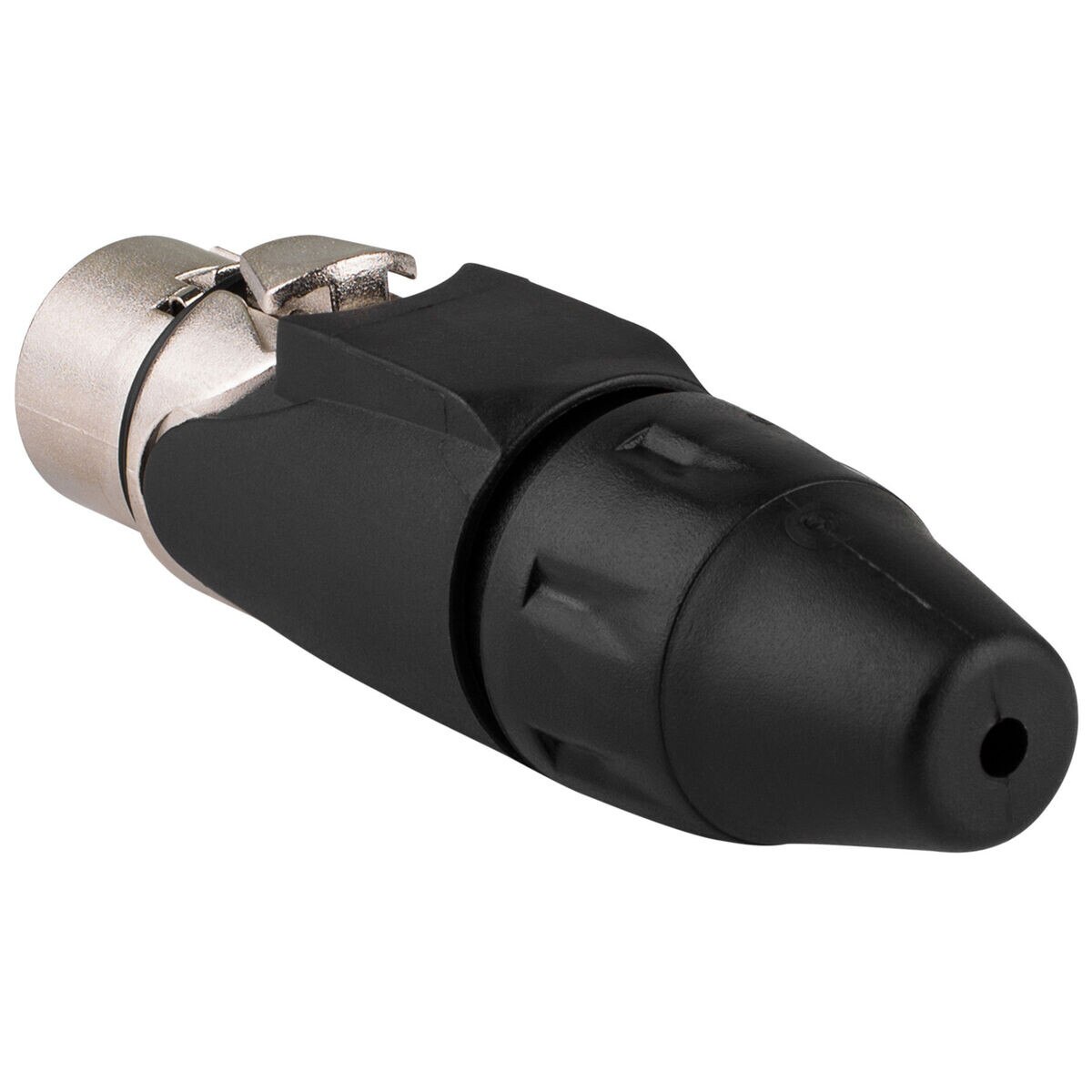 Amphenol AX3F0M 3Pin Female XLR Connector Nickel with Black Sleeve